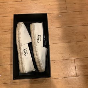 Saint Laurent Canvas Shoes 38.5 new with box